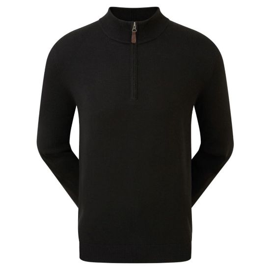 Picture of FootJoy Wool Blend Half-Zip Golf Sweater