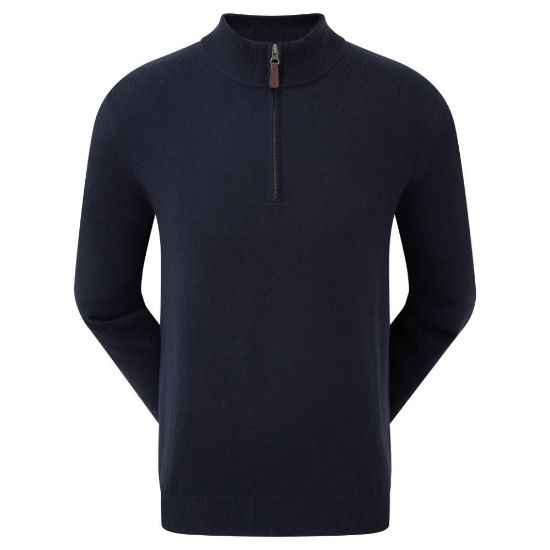 Picture of FootJoy Wool Blend Half-Zip Golf Sweater