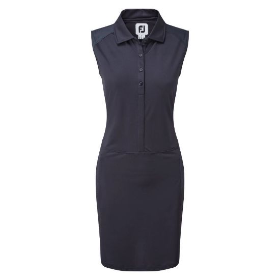 Picture of FootJoy Ladies Cap Sleeve Pique Golf Dress - Size  L Only