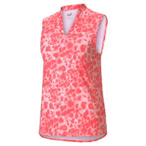 Picture of Puma Golf Ladies Cloudspun Wilder Sleeveless Polo Shirt - M & L Only