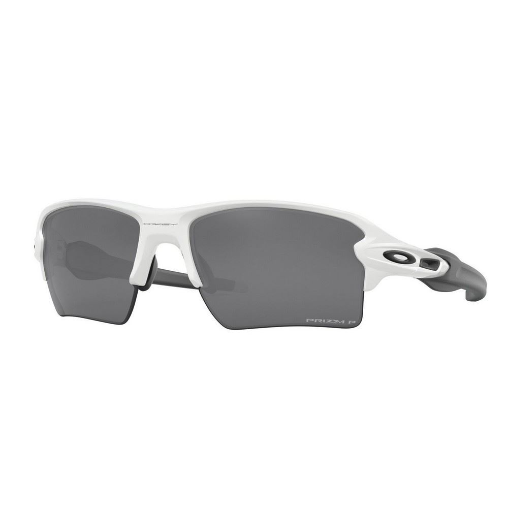 Oakley Flak 2.0 XL Sunglasses - Polished White with Prizm Black Polarized