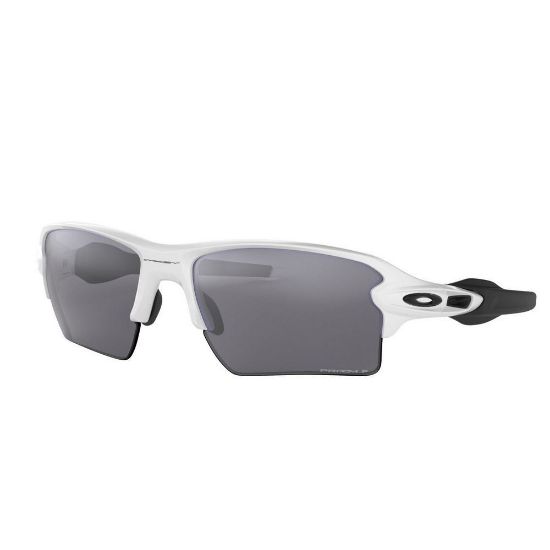 Picture of Oakley Flak 2.0 XL Sunglasses - Polished White with Prizm Black Polarized