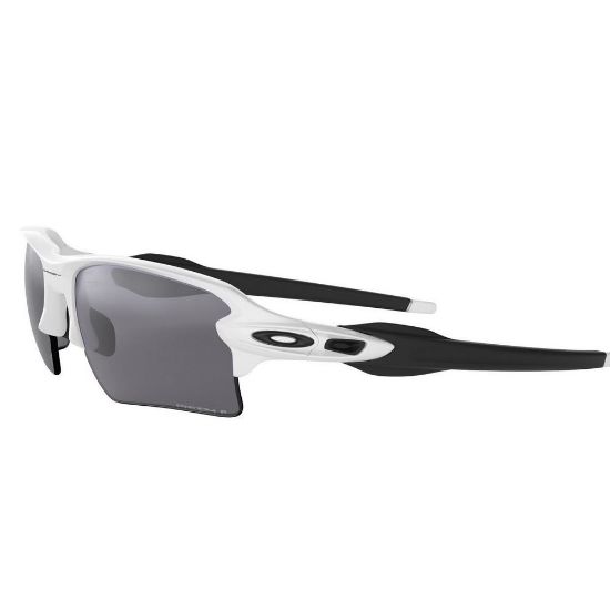 Picture of Oakley Flak 2.0 XL Sunglasses - Polished White with Prizm Black Polarized