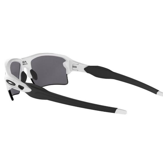 Picture of Oakley Flak 2.0 XL Sunglasses - Polished White with Prizm Black Polarized