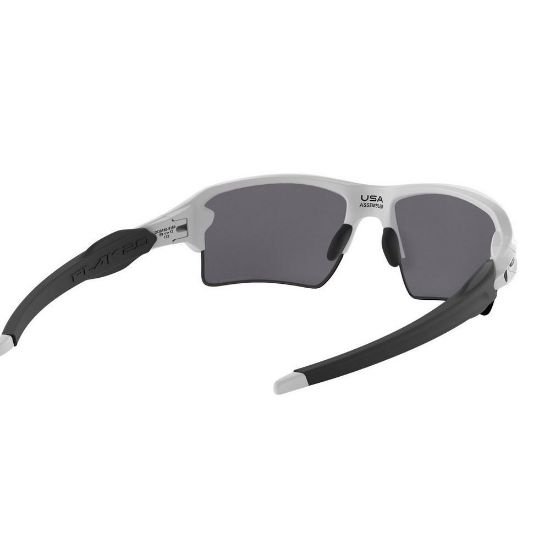 Picture of Oakley Flak 2.0 XL Sunglasses - Polished White with Prizm Black Polarized