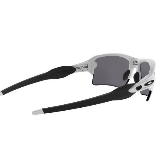 Picture of Oakley Flak 2.0 XL Sunglasses - Polished White with Prizm Black Polarized