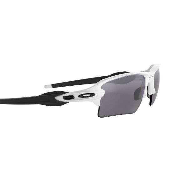 Picture of Oakley Flak 2.0 XL Sunglasses - Polished White with Prizm Black Polarized