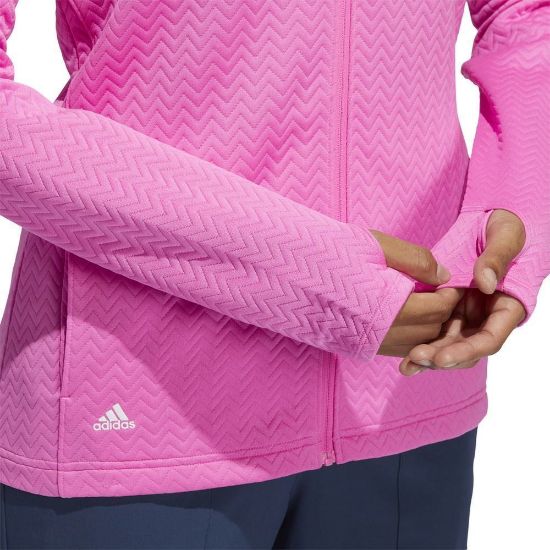 Picture of adidas Golf Ladies Textured Layer Jacket