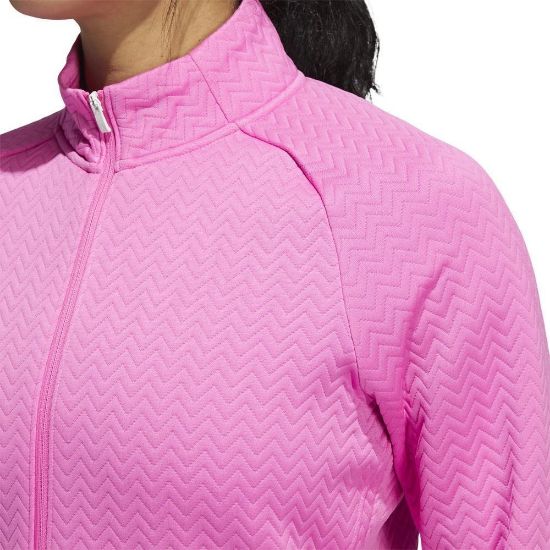 Picture of adidas Golf Ladies Textured Layer Jacket