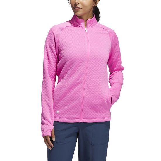 Picture of adidas Golf Ladies Textured Layer Jacket