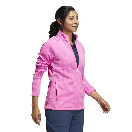 Picture of adidas Golf Ladies Textured Layer Jacket