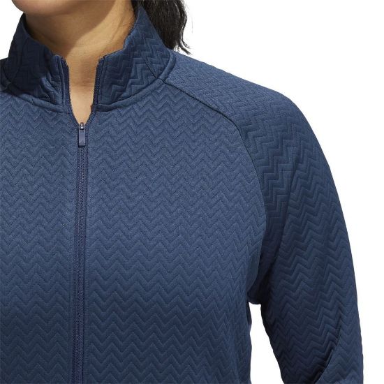 Picture of adidas Golf Ladies Textured Layer Jacket