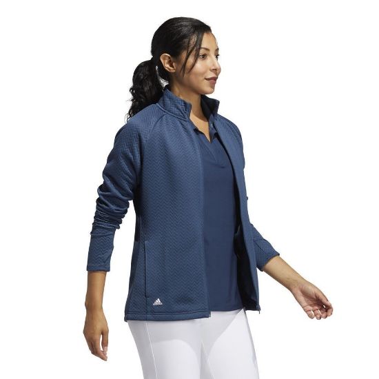 Picture of adidas Golf Ladies Textured Layer Jacket