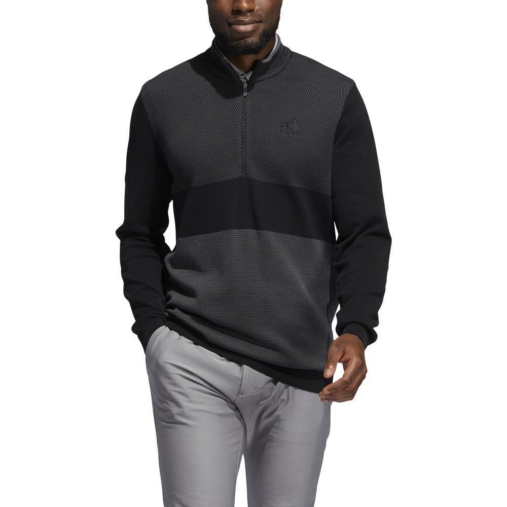 adidas Men's  Quarter Zip Golf Layer