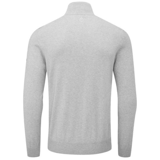 Picture of Oscar Jacobson Men's Waldorf Pin 1/2 Zip Golf Sweater