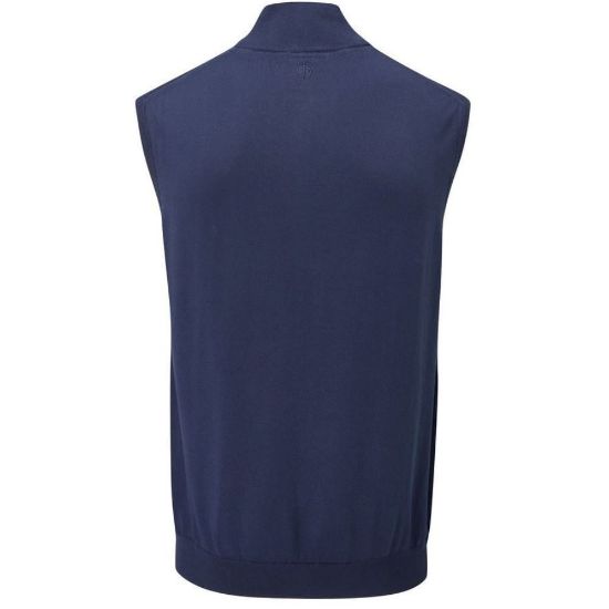 Picture of Oscar Jacobson Mens Bob Pin Knit  Sleeveless Sweater