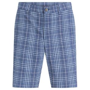 Picture of Original Penguin Plaid Golf Shorts in Black Iris - Waist 30" & 32" Only