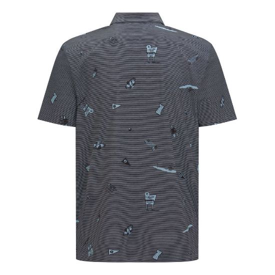 Picture of Original Penguin Men's Mini Printed Golf Polo Shirt - Size L Only