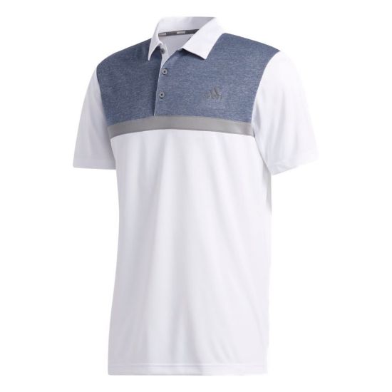 Picture of adidas Men's Novelty Colourblock Polo Shirt - Size Small Only