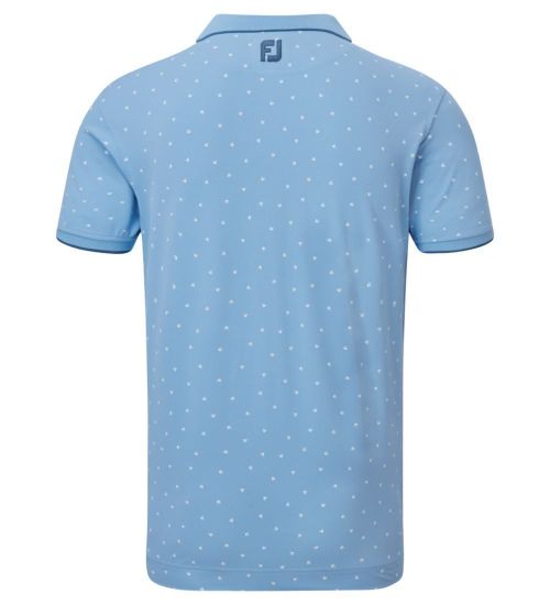 Picture of FootJoy Men's Pique Push Play Print Golf Polo Shirt