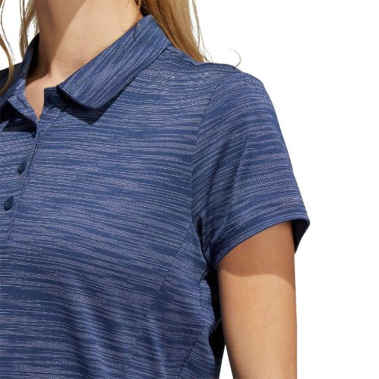 Picture of adidas Ladies Spacedye Golf Polo Shirt