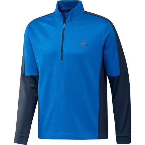 Picture of adidas Men's Colour Block 1/4 Zip Golf Midlayer