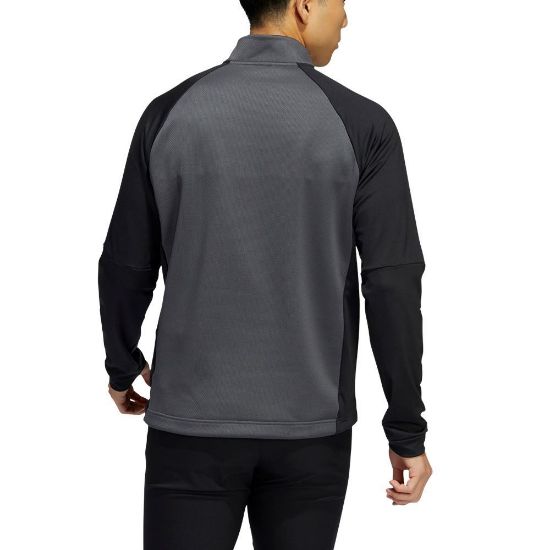 Picture of adidas Men's Colour Block 1/4 Zip Golf Midlayer