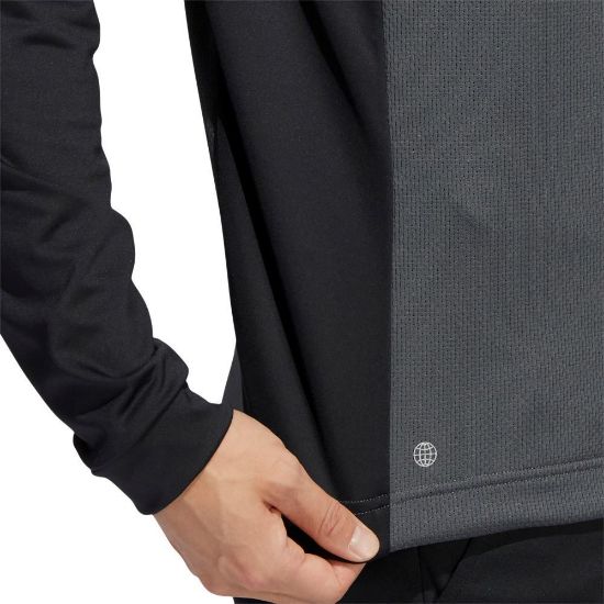 Picture of adidas Men's Colour Block 1/4 Zip Golf Midlayer