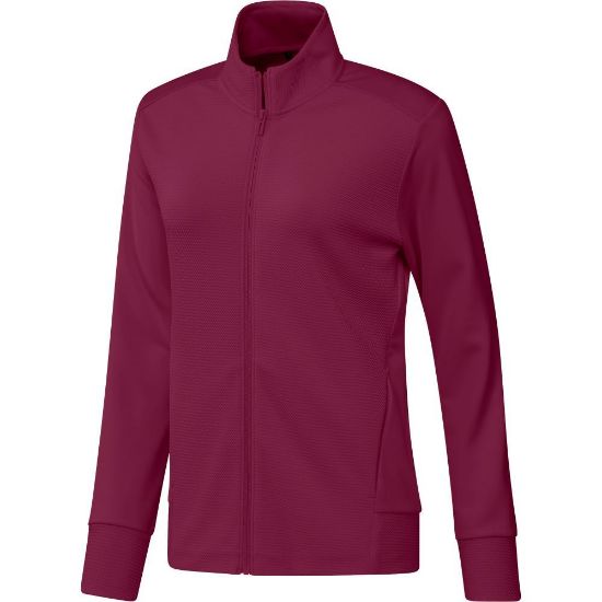 Picture of adidas Ladies Texture Full Zip Golf Jacket