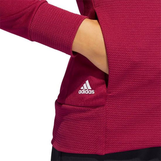 Picture of adidas Ladies Texture Full Zip Golf Jacket