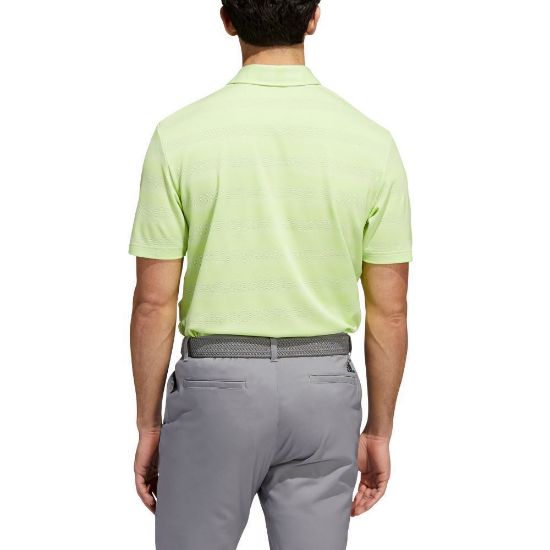 Picture of adidas Men's Primegreen 2 Colour Stripe Golf Polo Shirt
