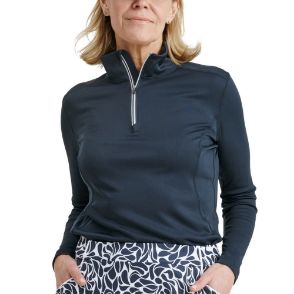 Picture of Abacus Ladies Tenby 1/4 Zip Golf Midlayer