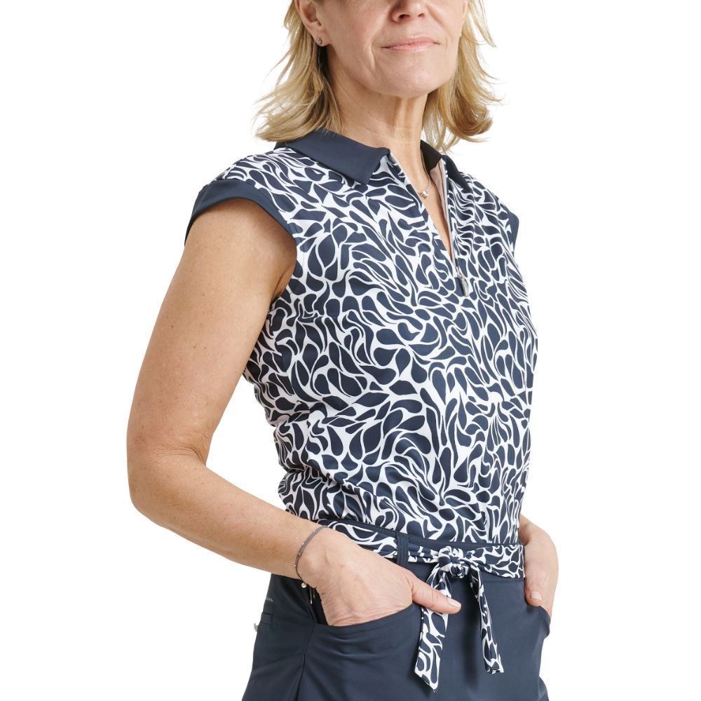 Abacus Ladies Lily Sleeveless Golf Polo Shirt