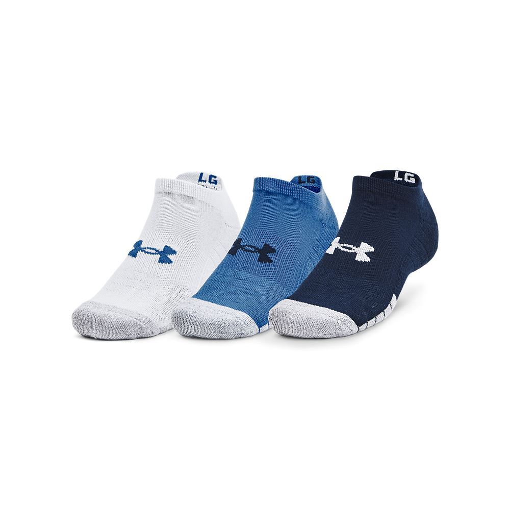 Under Armour HeatGear No Show Golf Socks (3 Pair Pack)