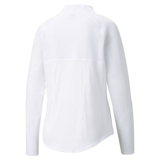 Picture of Puma Ladies Shine 1/4 Zip Golf Midlayer