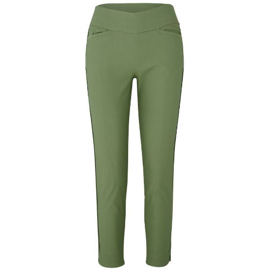 Picture of Swing Out Sister Danielle 7/8th Golf Trousers - Oli Green