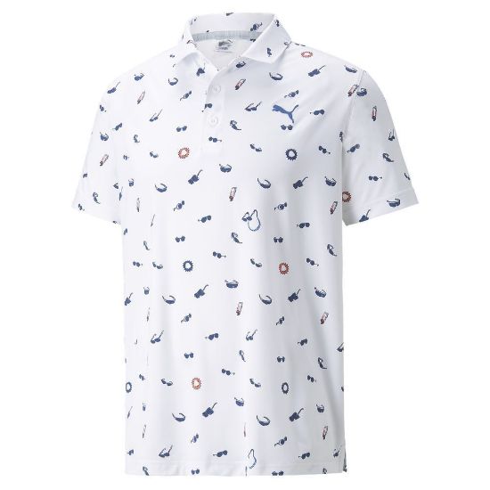 Picture of Puma Men's MATTR Sunnies Golf Polo