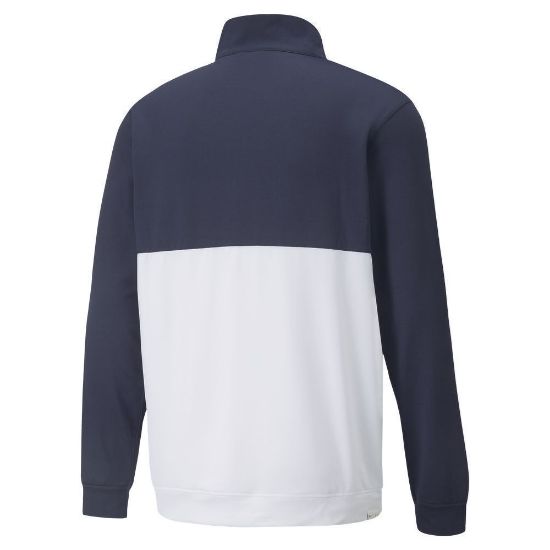 Picture of Puma Gamer Colorblock 1/4 Zip Golf Sweater
