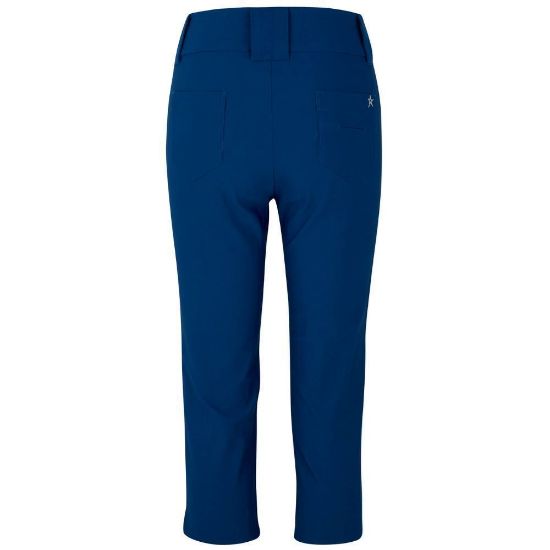 Picture of Swing Out Sister Estelle Pull On Golf Capri - Atlantic Blue