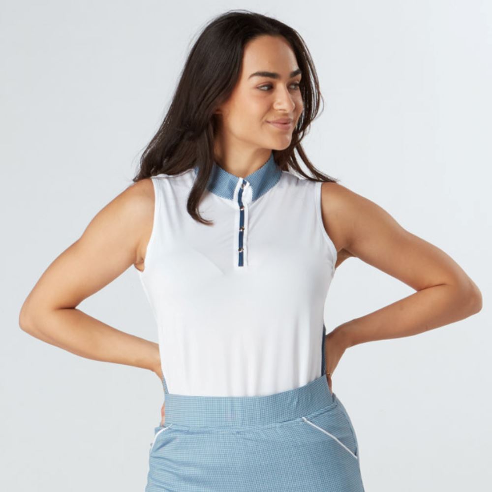Swing Out Sister Clara Sleeveless Golf Polo Shirt