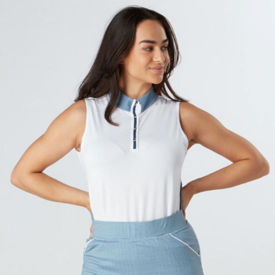 Picture of Swing Out Sister Clara Sleeveless Golf Polo Shirt