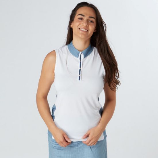 Picture of Swing Out Sister Clara Sleeveless Golf Polo Shirt