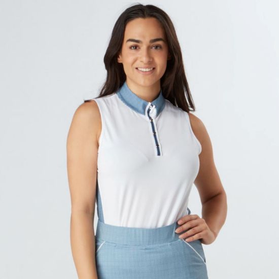 Picture of Swing Out Sister Clara Sleeveless Golf Polo Shirt