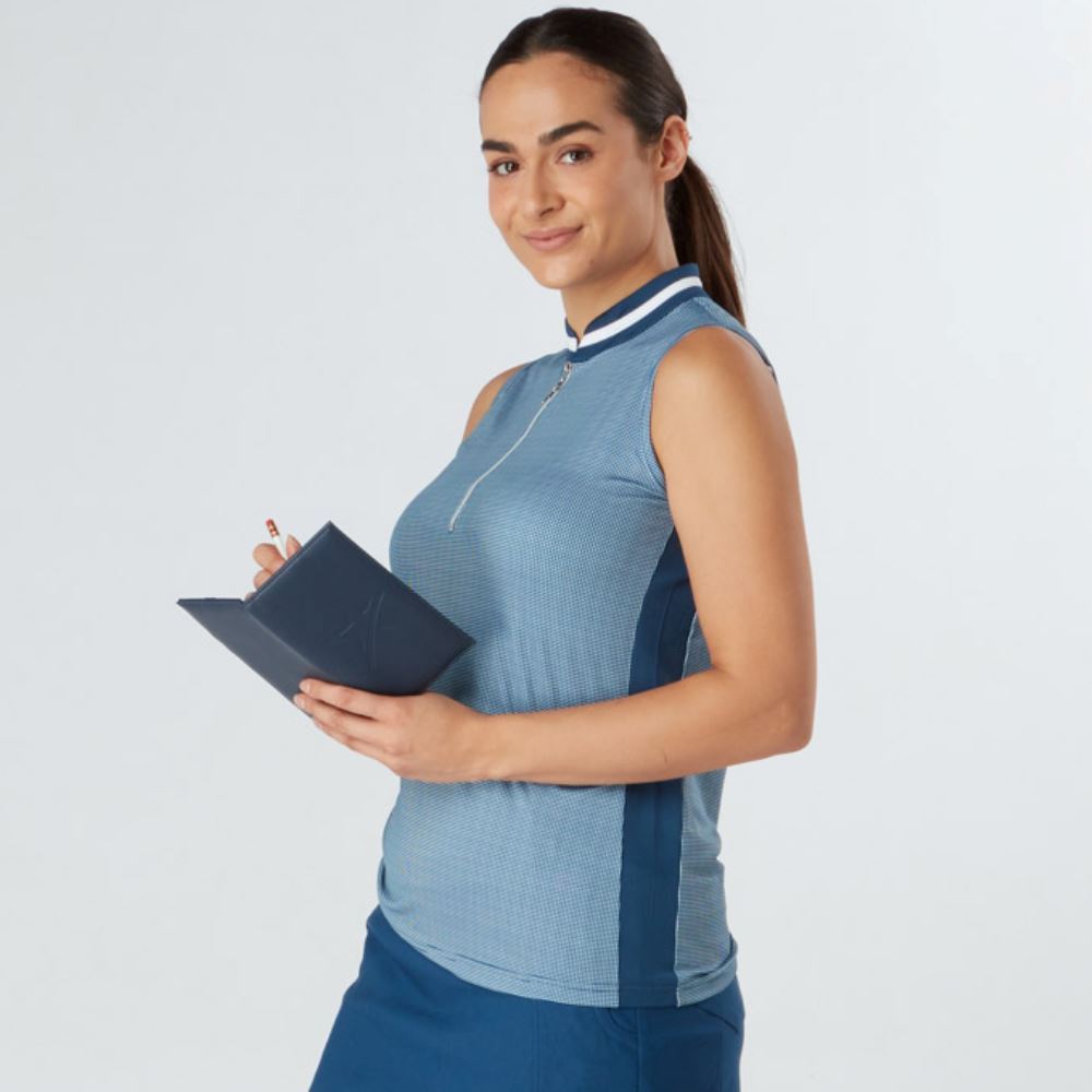 Swing Out Sister Bette Sleeveless Golf Polo Shirt