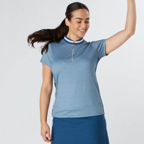 Picture of Swing Out Sister Bette Cap Sleeve Golf Polo Shirt