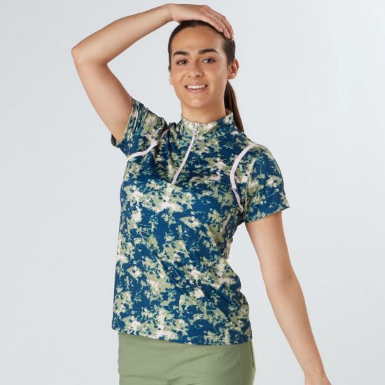 Picture of Swing Out Sister Celia Cap Sleeve Golf Polo Shirt