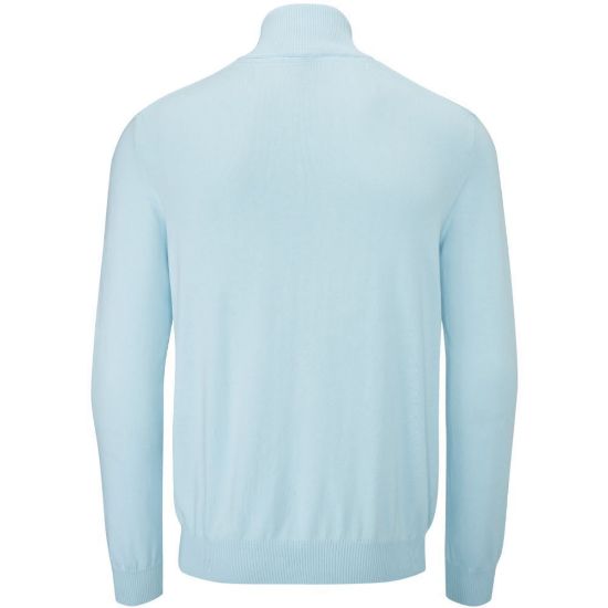 Picture of Oscar Jacobson Men's Waldorf Pin 1/2 Zip Golf Sweater