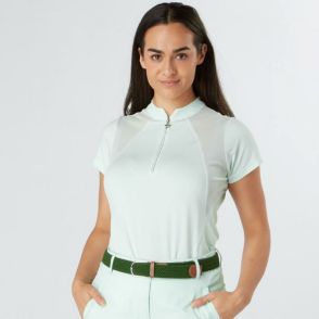 Picture of Swing Out Sister Simone Cap Sleeve Golf Polo Shirt - Neon Mint