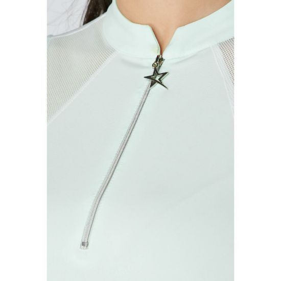 Picture of Swing Out Sister Simone Sleeveless Golf Polo Shirt - Neon Mint