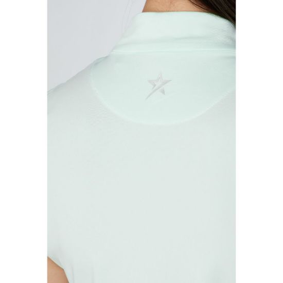 Picture of Swing Out Sister Therese Block Sleeveless Golf Polo Shirt - Neon Mint